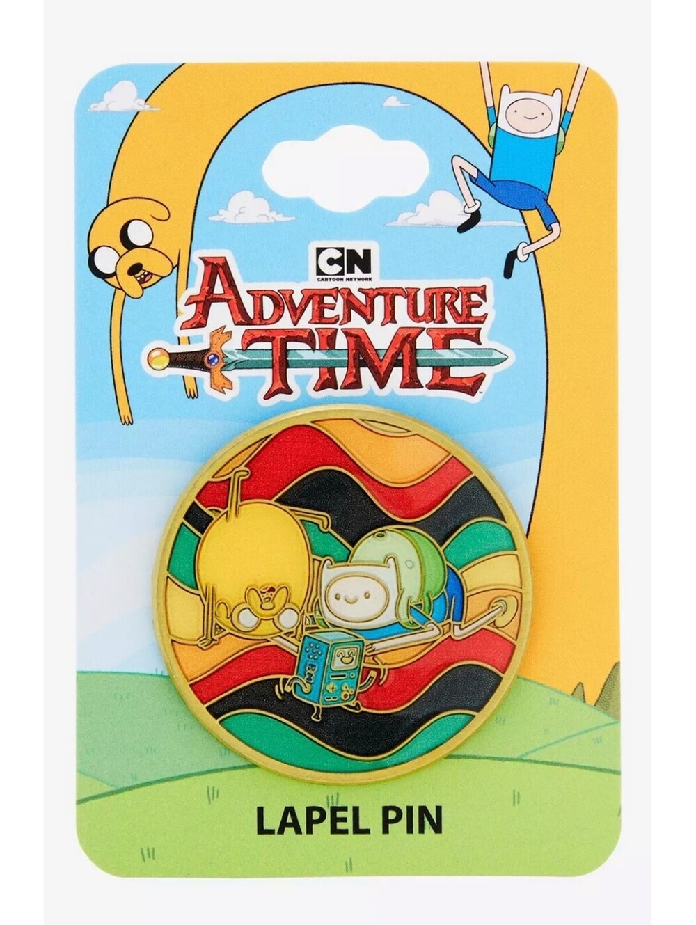 Loungefly Adventure Time Finn and Jake Wave Enamel Pin